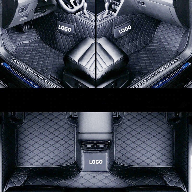 Acheter Tapis de sol de voiture en cuir Double couche personnalisé pour  Volvo S60 S80 S90 V40 V60 XC60 tapis de pied imperméable tapis intérieur de  voiture